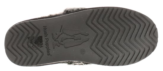 Hush Puppies Ariel Wildleder Damen Hausschuhe In Schwarz - Image 5