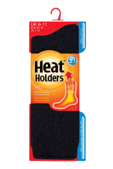 Heat Holders - Mens Thick Heavy 2.7 TOG Short Thermal Wool Rich Socks - Image 2