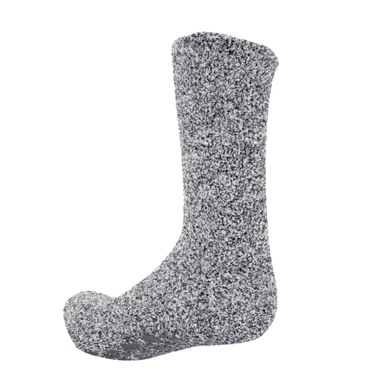 FLOSO Warme Herren Hausschuhsocken mit rutschfestem Gummi (grau) - Image 1