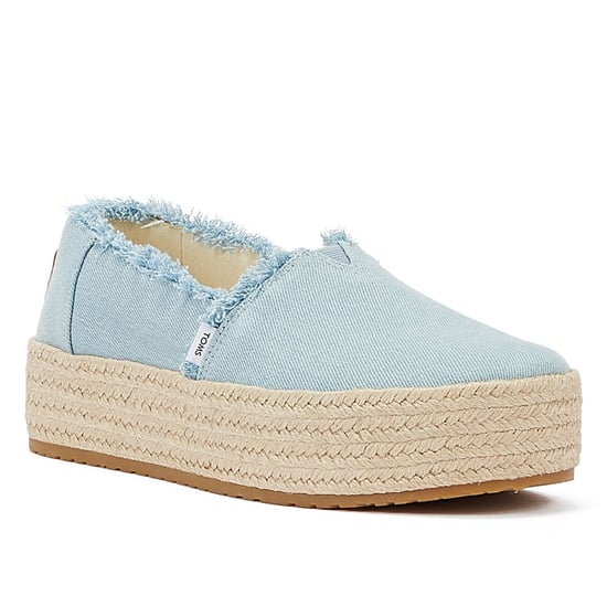 TOMS Washed Denim Valcia Pastellblau Espadrilles für Frauen Blau - Image 2