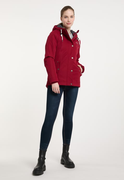 ICEBOUND Winterjacke Damen Dunkelrot - Image 4