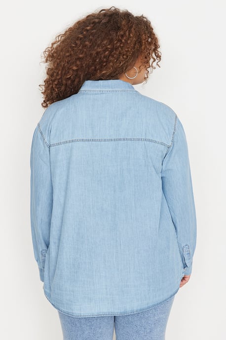 Standard Passform Plus Size Hemd - Image 5