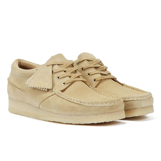 Clarks Originals Wallabee Boot Wildleder Herren Ahorn Schnürschuhe - Image 1