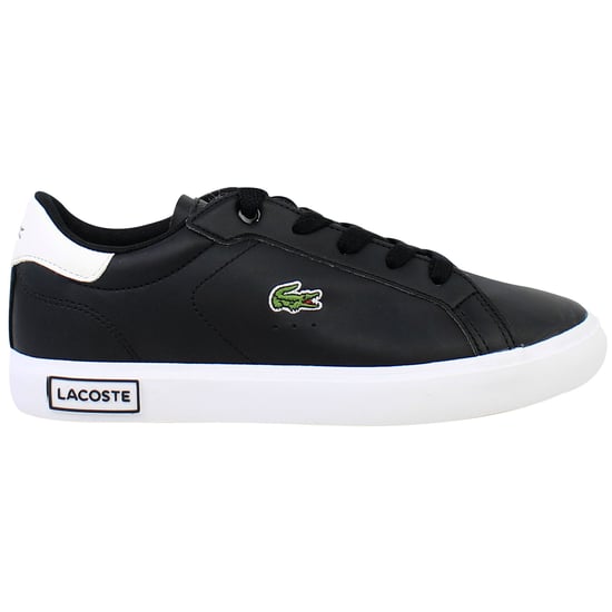 Lacoste Powercourt 0721 1 SUC Kinder Schwarz Sneakers - Image 1