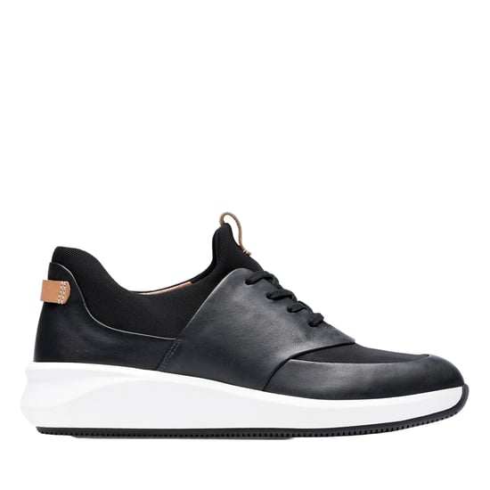 Clarks Un Rio Lace 26140395 Black Leather