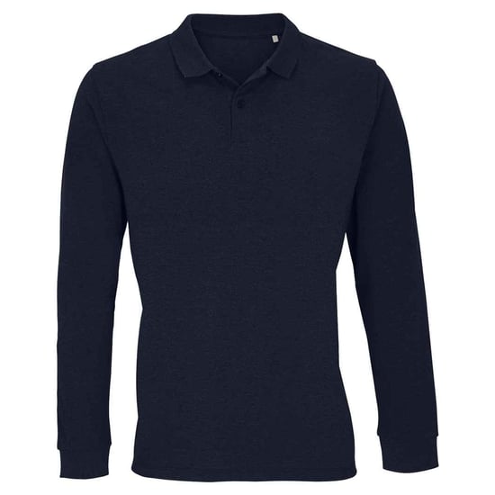 SOLS - "Planet" Poloshirt für Herren/Damen Unisex Langärmlig (Dunkelblau) - Image 1