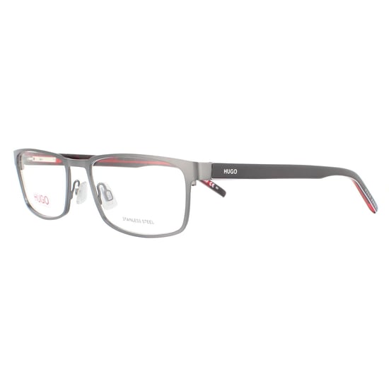 Hugo von Hugo Boss Brillenfassung HG 1075 R80 semi-matt dunkles Ruthenium Herren - Image 2