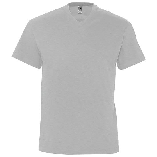SOLS Herren Victory V-Ausschnitt T-Shirt mit kurzen Ärmeln (grau meliert) - Image 1