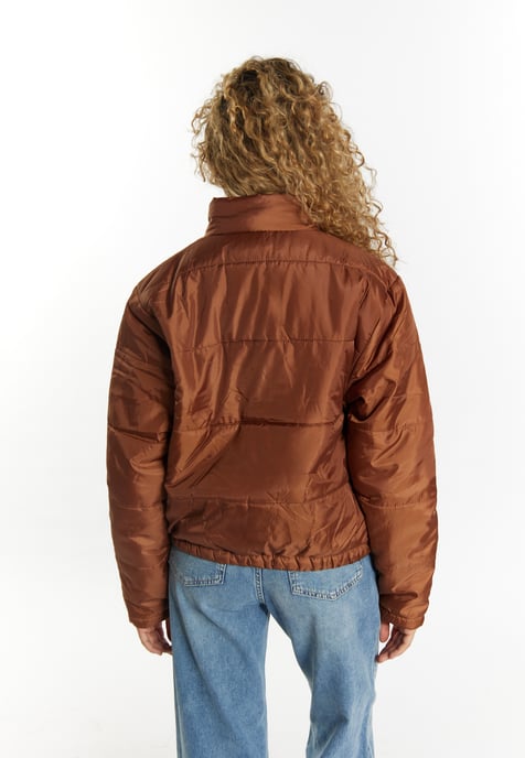 Mymo Leicht wattierte Blousonjacke Damen hellbraun - Image 4