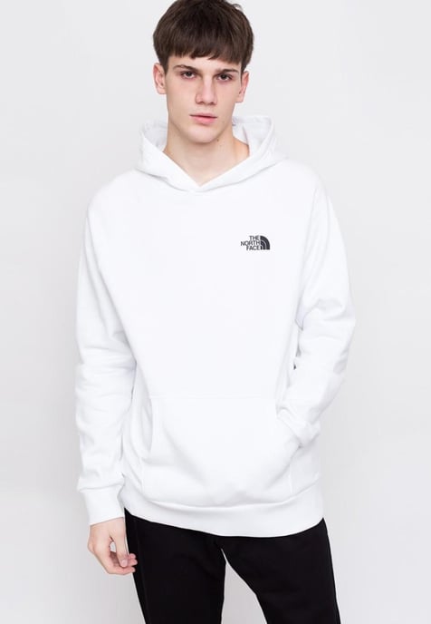 The North Face Mens Reglan Red Box Hoodie in weiß - Image 1