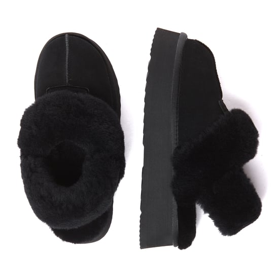 EVER AU Australia Women Fantail Leather Slippers With Two Removable Straps