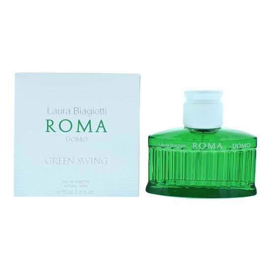 Laura Biagiotti Roma Uomo Green Swing Eau de Toilette 75ml Spray - Image 1