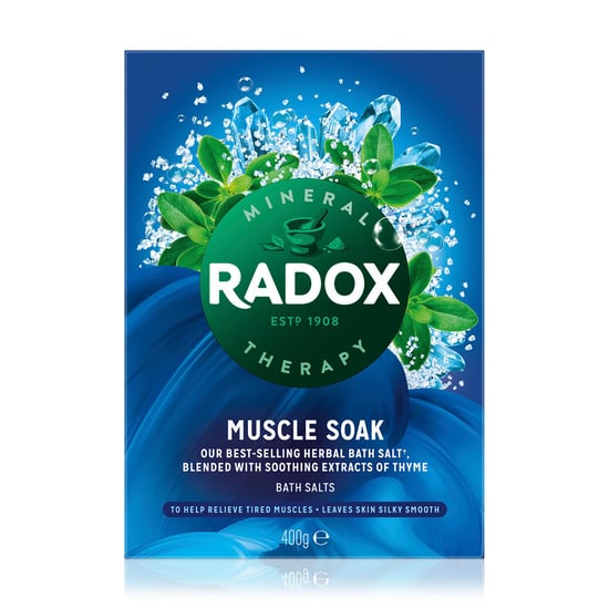 Radox Mineral Therapy Muscle Soak Herbal Bath Salt 400g, 3 Pack