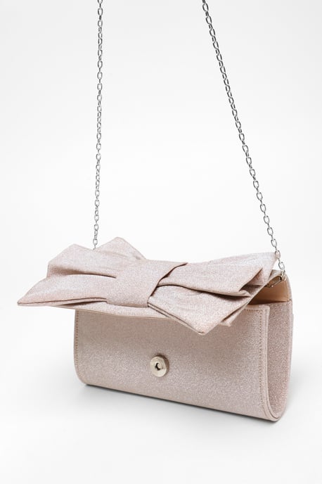Pink Glitter Bow Bag - Image 3