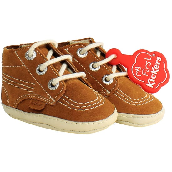 Kickers Hi Crib Kinderschuhe, Braun - Image 1