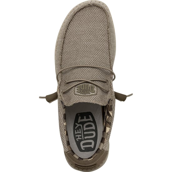 HEYDUDE Wally Sox Faux Suede Herren Beige Bootsschuhe - Image 5