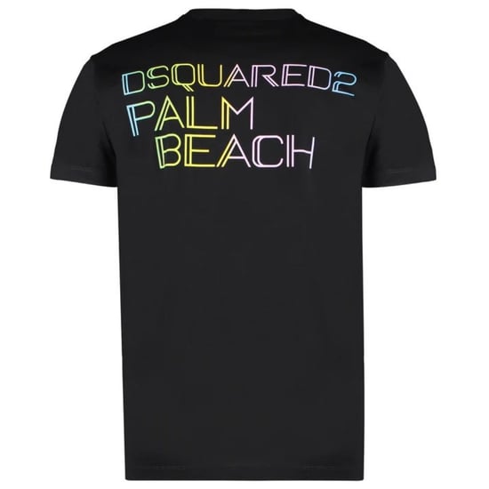 Dsquared2 Cool Fit Palm Beach Logo Black T-Shirt