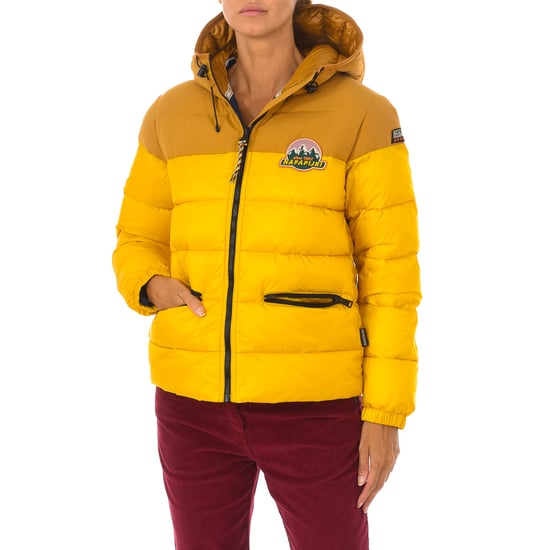 Padded jacket with hood NP0A4FNG men