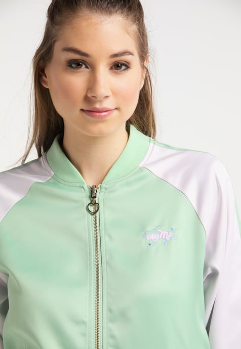 Mymo Wendejacke Damen Neo-Mint-Farbblock - Image 5