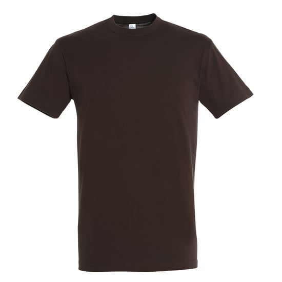 SOLS Herren Regent T-Shirt mit kurzen Ärmeln (Schokolade) - Image 1
