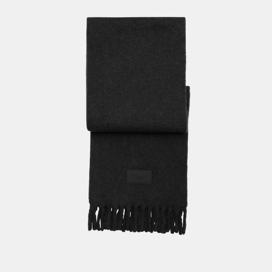 Coach Rubber Patch Brushed Muffler - Image 1