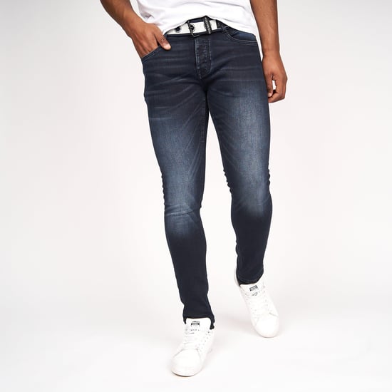 Crosshatch - "Barbeck" Jeans für Herren (Dunkelblau) - Image 1
