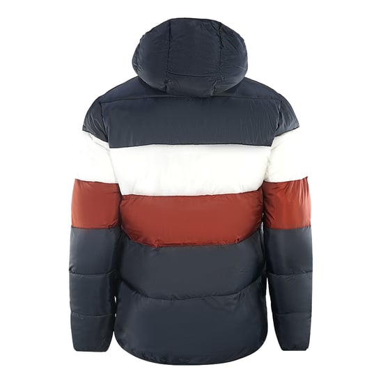 Lyle & Scott Colourblock Pufferjacke Marineblau - Image 2