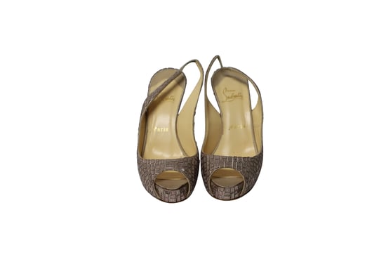 Christian Louboutin Prive Mosaique 120 Pumps aus silbernem Acryl - Image 2