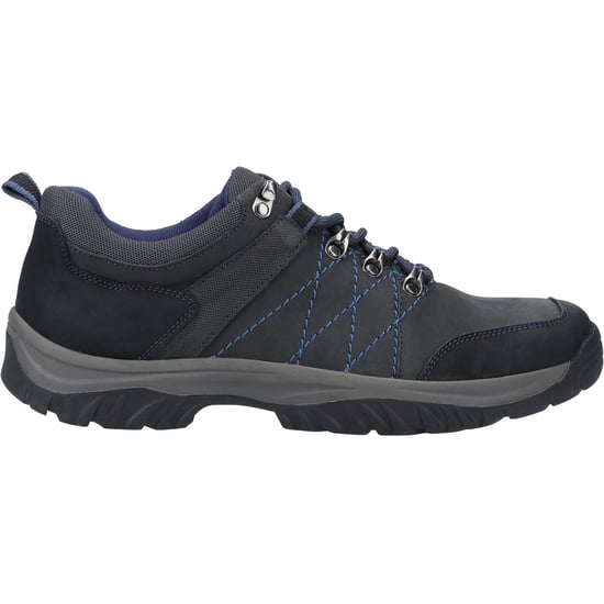 Cotswold Toddington Leder Herren Navy Schnürschuhe - Image 4