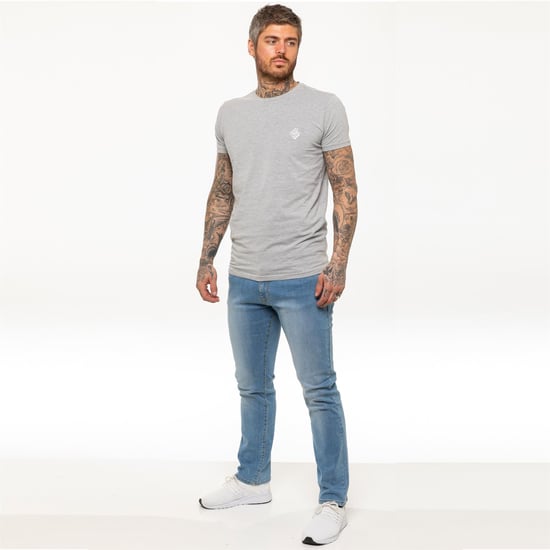 Kruze Herren Straight Leg Stretch Jeans - Image 5