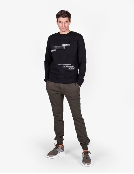 Les Hommes Sweatshirt Herren Schwarz - Image 2