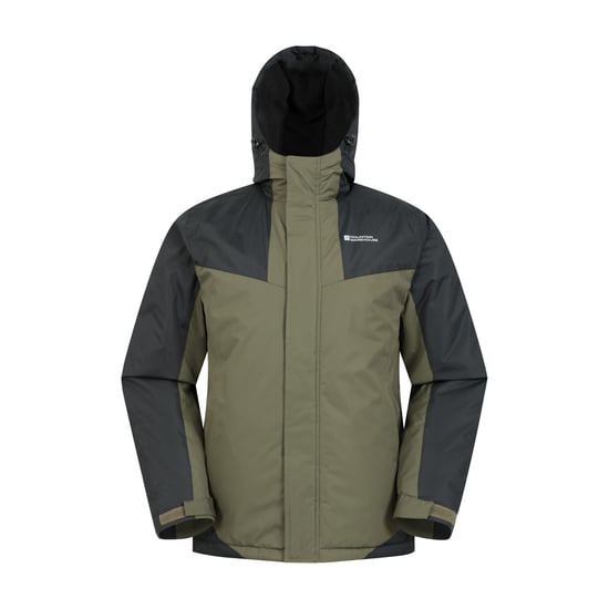 Mountain Warehouse Mens Dusk III Ski Jacket (Dark Khaki/Black)