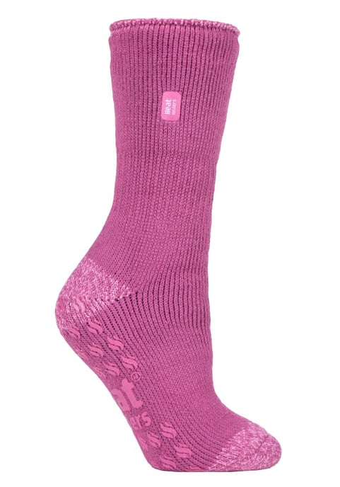 HEAT HOLDERS - Rutschfeste Damen-Thermo-Slipper-Socken mit Griffen - Image 1