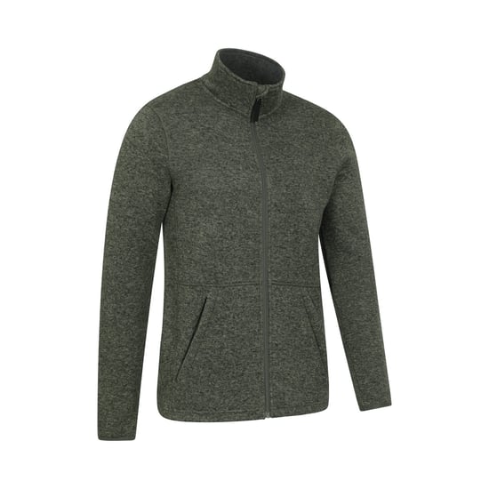 Mountain Warehouse Herren Idris III Full Zip Fleece Jacke (Grün) - Image 2