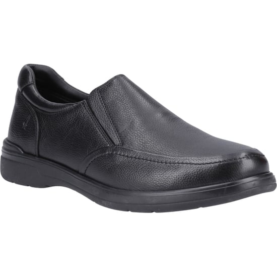 Hush Puppies Matthew Leder Herren Schwarz Loafers - Image 1