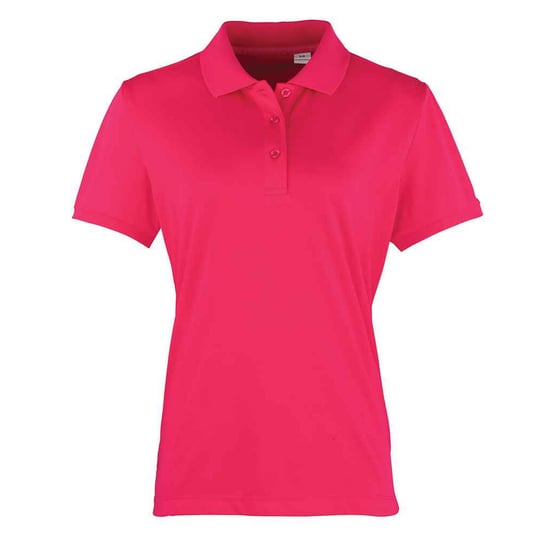 Premier - "Coolchecker" Poloshirt für Damen (Leuchtend Pink) - Image 1