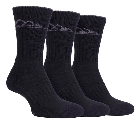 3 Paar Herren Heavy gepolstert atmungsaktiv Outdoor Baumwolle Wandern Socken - Image 1