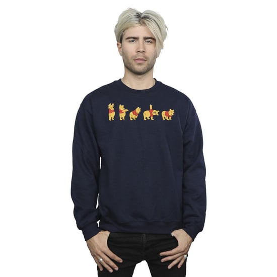 Disney Herren Winnie The Pooh Stretching Sweatshirt (Marineblau) - Image 2
