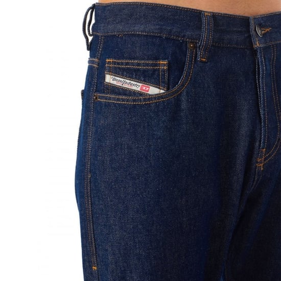 Diesel D-Viker Dark Denim Blue Jeans - Image 3