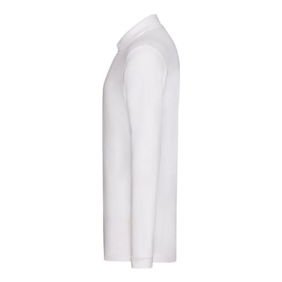 Fruit of the Loom - Poloshirt für Herren Langärmlig (Weiß) - Image 4