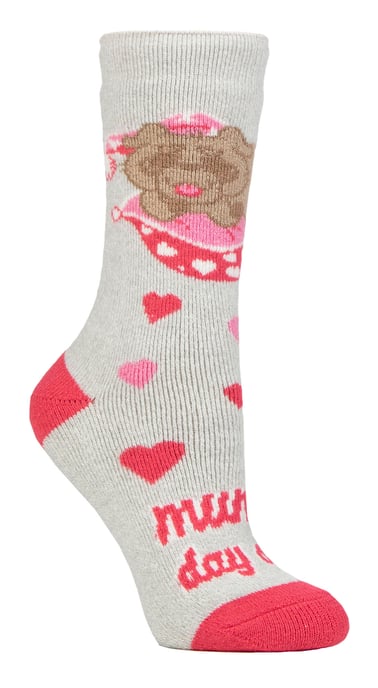 Ladies Cosy Novelty Socks | Heat Holders Lite | Christmas Socks for Women | Gifts for Her Socks - Mums Day Off - Image 1