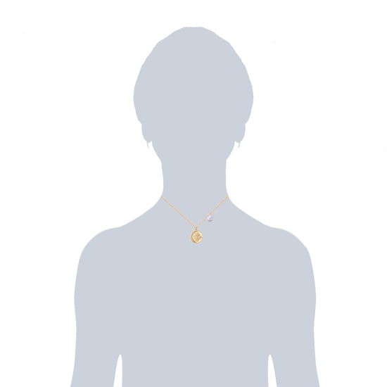 Necklace stainless steel yellow gold freshwater cultured pearl white preciosa white Valero Pearls - Image 3