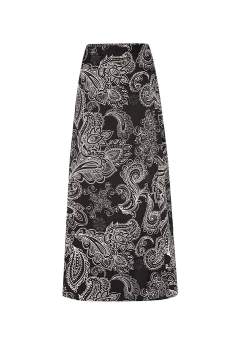 Dreimaster Rock Damen Schwarz Weiss - Image 1