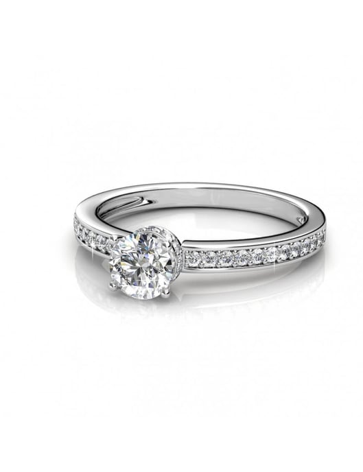 Elise Ring - Silber und Kristall - Image 3