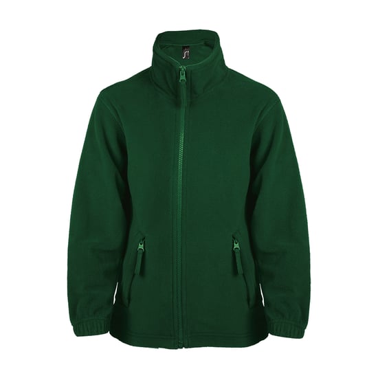 SOLS Kinder Fleece Jacke North (Wald Grün) - Image 1