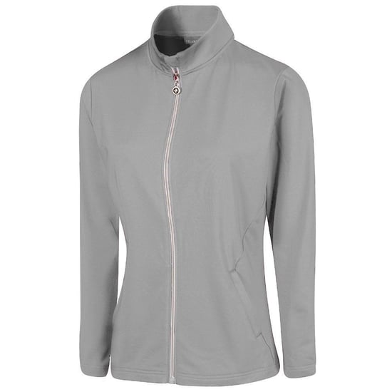 Island Green - "Essential" Jacke für Damen - Emblem (Grau) - Image 1