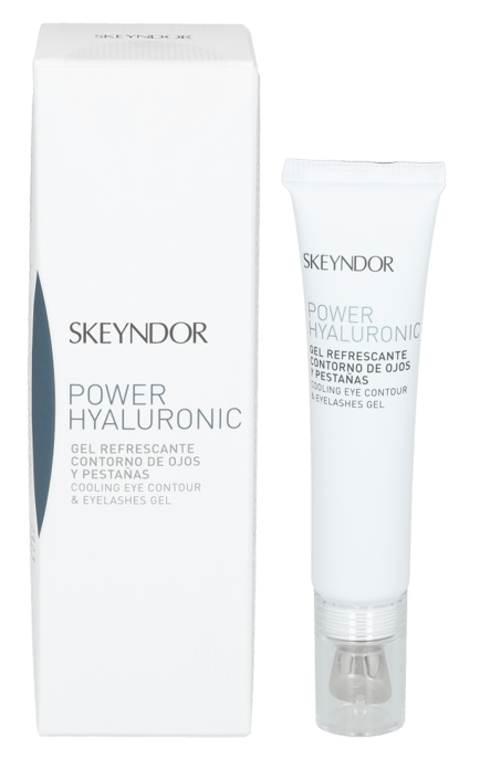 Skeyndor Power Hyaluronic Cooling Eye Contour&Eyelashes Gel 15ml. - Image 4