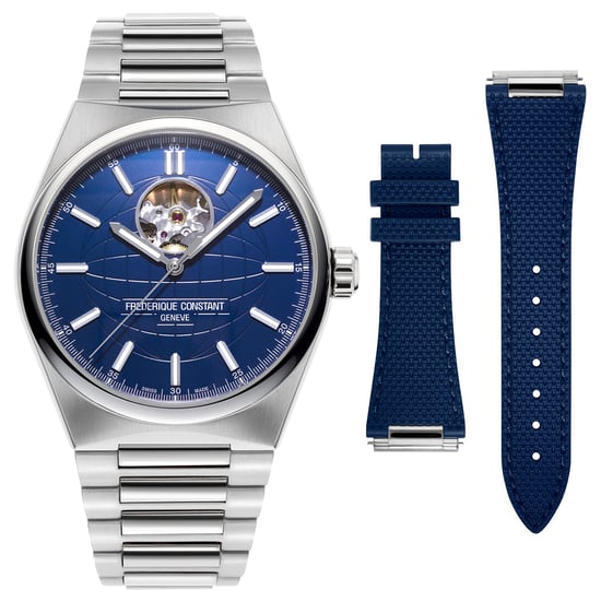 Frédérique Constant Highlife Heart Beat Herren Silberuhr FC-310N4NH6B - Image 1