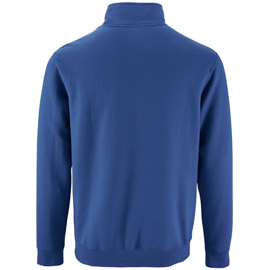 SOLS Herren Stan Kontrast Zip Neck Sweatshirt (Königsblau) - Image 2
