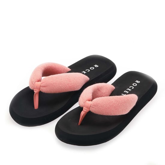 Damen Rocket Dog Sunset Puff Flip Flops in Pfirsich - Image 1